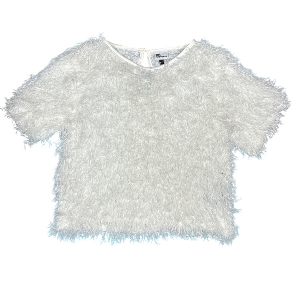 The Tiny Universe Fluffy White T-Shirt Size 8 - Picture 1 of 1